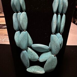 Zi collection paparazzi constituted turquoise necklace